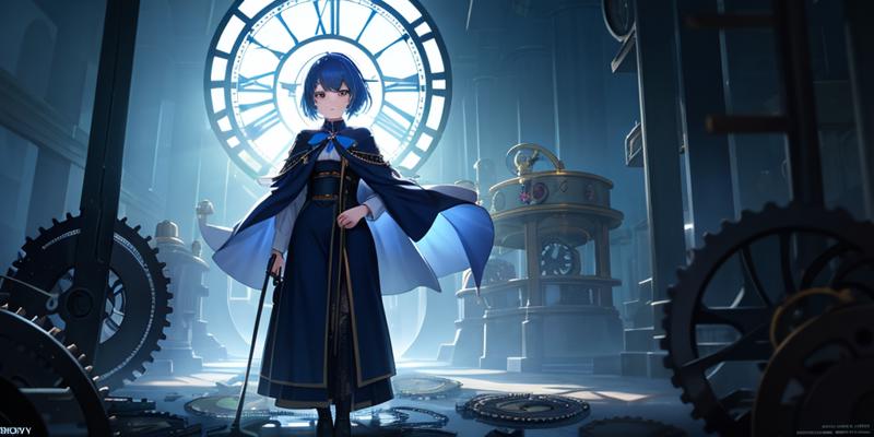 00260-3311980478-(Close-up_1.2), 1girl, solo, standing inside a fantasy clock tower, blue hair, white eyes, magician robes outfit, intricate back.png